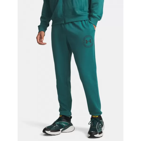  Férfi melegítőnadrág UNDER ARMOUR RIVAL LW GRAPHIC JOGGER 6014688-338 ZÖLD 