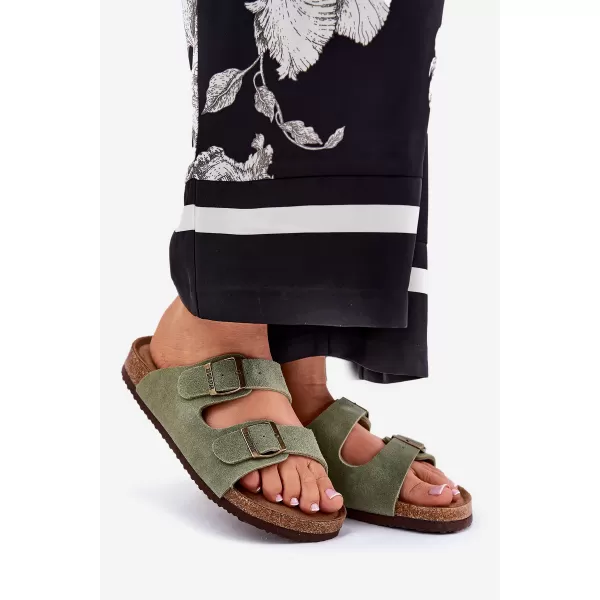  Női papucs BIG STAR SHOES RR274A393 ZÖLD 