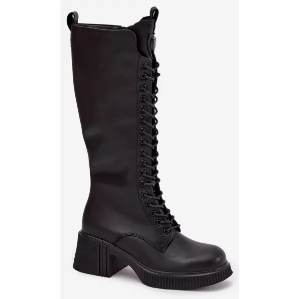  Női csizma VINCEZA 66804 FEKETE 