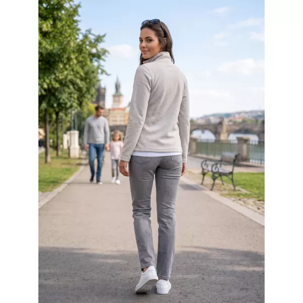  Női polár pulóver ALTISPORT ALW002852 EZÜST KIEMELÉSEK 