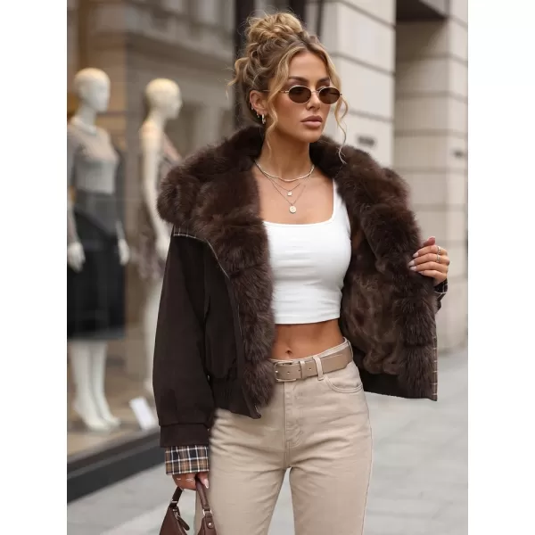  Női kabát DSTREET TY5843 BARNA 
