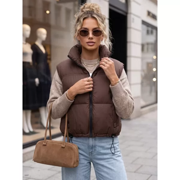  Női mellény DSTREET TY5972 BARNA 