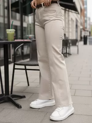 Női nadrág DSTREET UY3059 EKRÜ