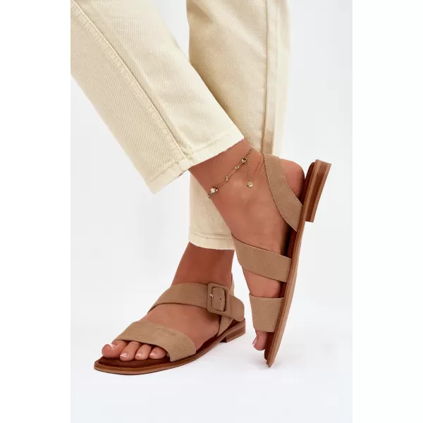  Női szandál BIG STAR SHOES TT274491 BÉZS 