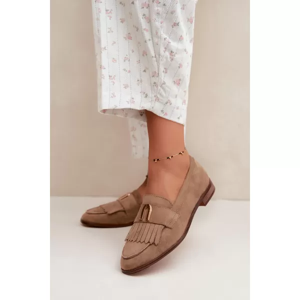  Női mokaszinok BOTO 3742 KHAKI 