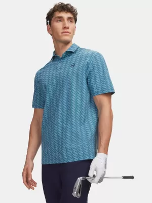 Férfi póló UNDER ARMOUR UA DRIVE CHILL PRINTED POLO 6009724-466 KÉK