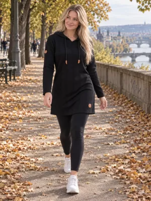 Női pulóver ALTISPORT INA FEKETE