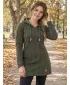 Női pulóver ALTISPORT INA KHAKI