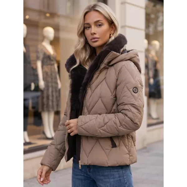  Női kabát DSTREET TY6085 KHAKI 