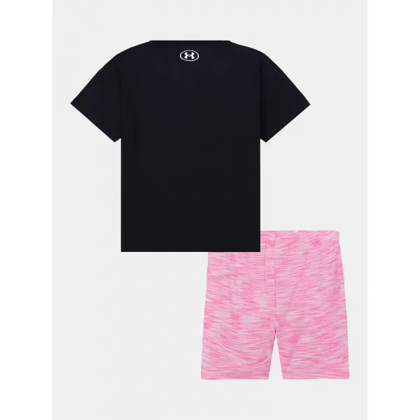  Lányos készlet UNDER ARMOUR TWIST BIKE SHORT SET UASII0PR-001 FEKETE 