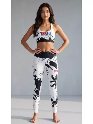 Női prémium hosszú funkcionális leggings (új méretek) ALTISPORT VOJ/ALW036LEG05 ABSZTRAKCIÓ