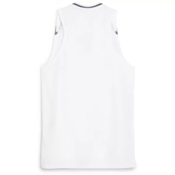 Férfi mez PUMA HOOPS TEAM GAME JERSEY 676628-02 PUMA FEHÉR 