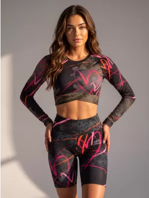 Női prémium térdig érő leggings (új méretek) ALTISPORT VOJ/ALW082LEG06 FEKETE
