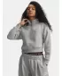 Női pulóver UNDER ARMOUR RIVAL FLEECE SCRIPT HZ 6012292-011 SZÜRKE