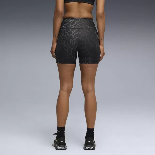  Női rövidnadrág PUMA W TAD ESSENTIAL SPOTTED HAZE SHORT TIGHT 52851301 PUMA FEKETE 