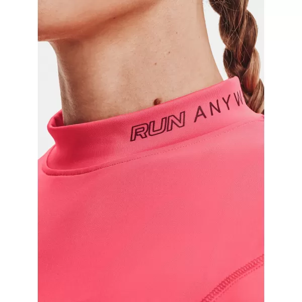  Női póló UNDER ARMOUR UA RUN ANYWHERE LASER LS 1365641-819 RÓZSASZÍN 