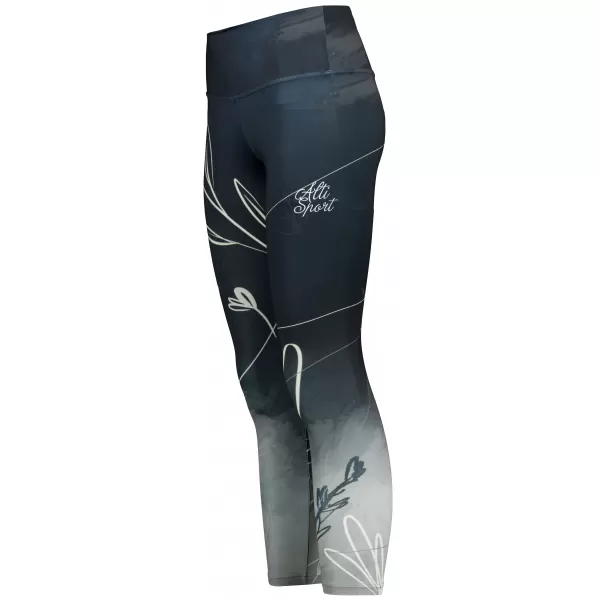  Női prémium hosszú leggings (új méretek) ALTISPORT VOJ/ALW083LEG05 FEKETE-FEHÉR 