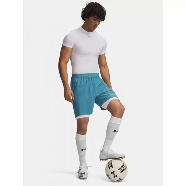  Férfi rövidnadrág UNDER ARMOUR HG ELITE LONG SHORTS 6015388-100 FEHÉR 