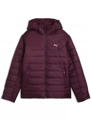Női kabát PUMA ESS HOODED PADDED JACKET 68523124 RUBIN NOIR