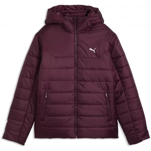  Női kabát PUMA ESS HOODED PADDED JACKET 68523124 RUBIN NOIR 