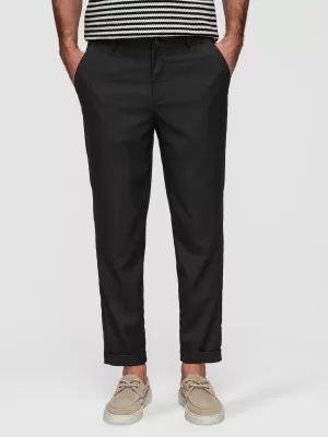 Férfi chino nadrág OMBRE P1525 FEKETE