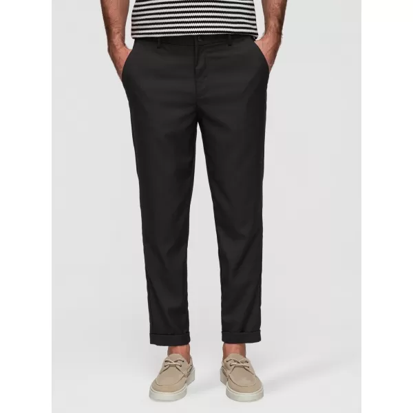  Férfi chino nadrág OMBRE P1525 FEKETE 