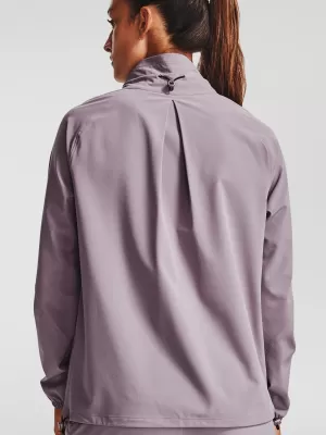Női kabát UNDER ARMOUR RECOVER WOVEN JACKET 1351928-585 LILA