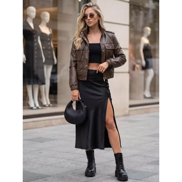  Női kabát DSTREET TY5874 BARNA 