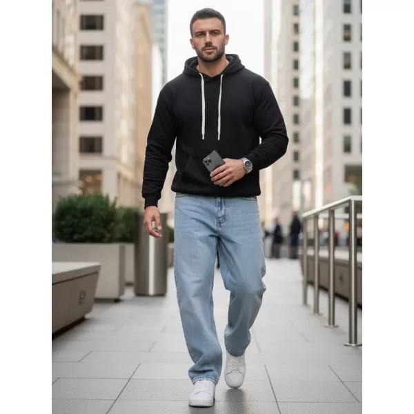  Férfi pulóver DSTREET BX5952 FEKETE 