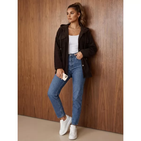  Női kabát DSTREET TY6050 BARNA 
