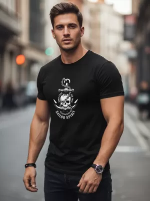 Férfi póló DSTREET NX081R FEKETE