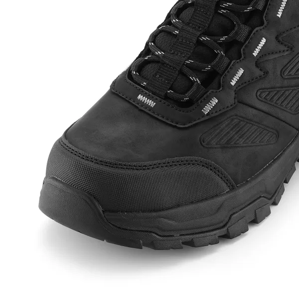  Férfi téli csizma ALPINE PRO CARON FEKETE 