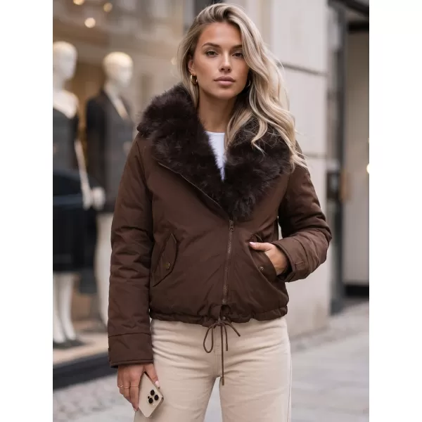  Női kabát DSTREET TY6071 KARAMELLA 