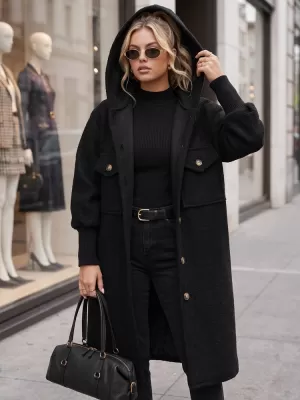 Női kabát DSTREET NY0798 FEKETE