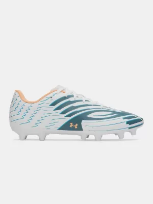 Futballcipők UNDER ARMOUR U SHADOW CLUB 4 FG 6006232-101 FEHÉR