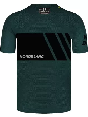 Funkcionális férfi kerékpáros póló NORDBLANC MUD NBSMF8083 ZÖLD