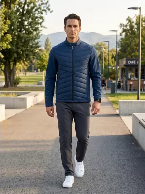 Férfi hibrid kabát MALFINI PREMIUM CROSS 555 SÖTÉTKÉK
