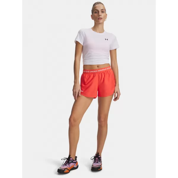  Női rövidnadrág UNDER ARMOUR TECH PLAY UP SHORTS 1389882-690 PIROS 