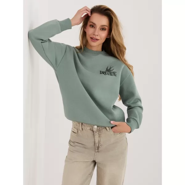  Női pulóver SUBLEVEL D10600T02568H PISZTÁCIA 