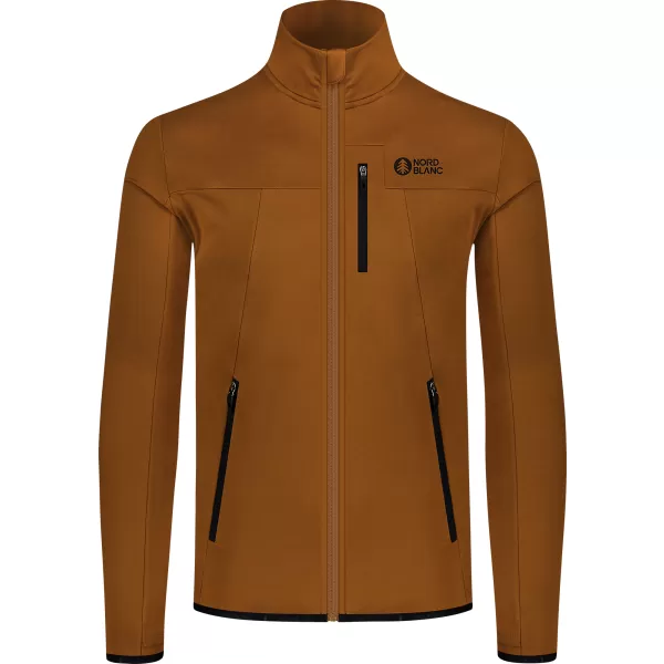  Férfi powerfleece pulóver NORDBLANC MORASS NBSFM8335 BARNA 