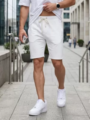 Férfi rövidnadrág DSTREET SX2630 FEHÉR