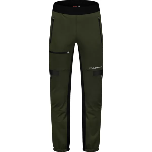  Férfi vízálló multisport nadrág NORDBLANC RIDGEWALK NBSPM8325 SÖTÉTZÖLD 