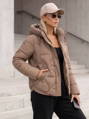 Női kabát DSTREET TY5941 BÉZS