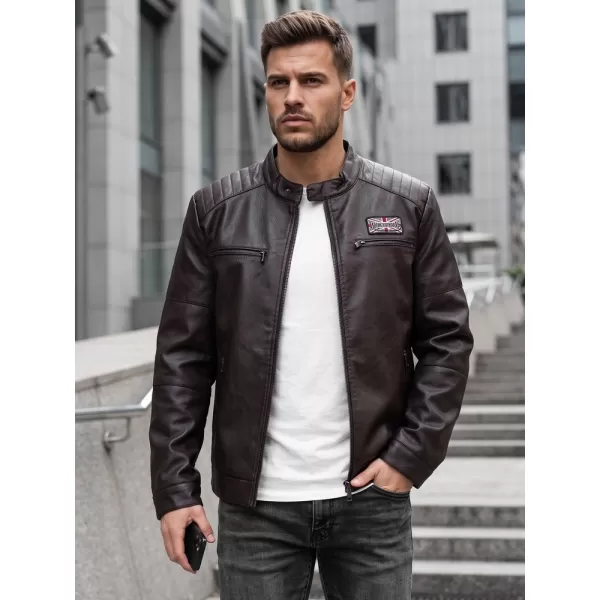  Férfi dzseki DSTREET TX5146 BARNA 