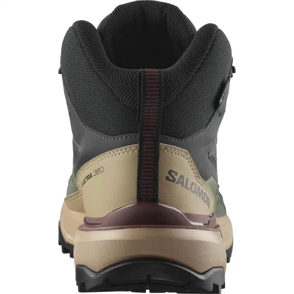  Férfi cipők SALOMON X ULTRA 360 MID GORE-TEX L47743300 FANTOM/DESSZERT CSER/RUM MAZSOLA 