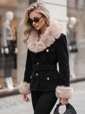 Női kabát DSTREET TY5850 FEKETE