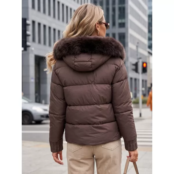  Női kabát DSTREET TY5831 BARNA 
