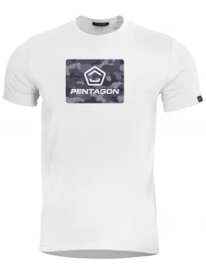 Férfi póló PENTAGON AGERON SPOT CAMO K09012-SC-00 FEHÉR