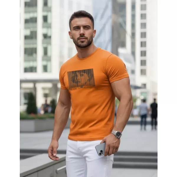  Férfi póló DSTREET NX5014R NARANCS 
