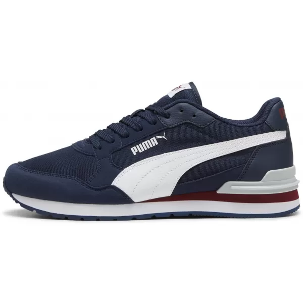  Csizma PUMA ST RUNNER V4 MESH 39966602 CLUB NAVY/ CLUB NAVY/PUMA WHITE/TEAM REGAL RED/PLATINA SZÜRKE 
